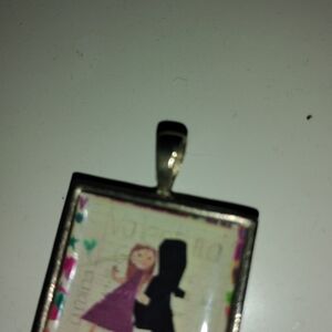 Pewter The Characters Necklace Charm